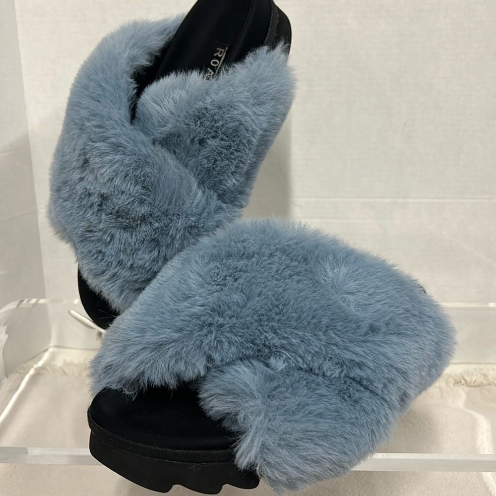ROAM Cloud
Slippers in Icy Blue Faux
Fur Sz 38